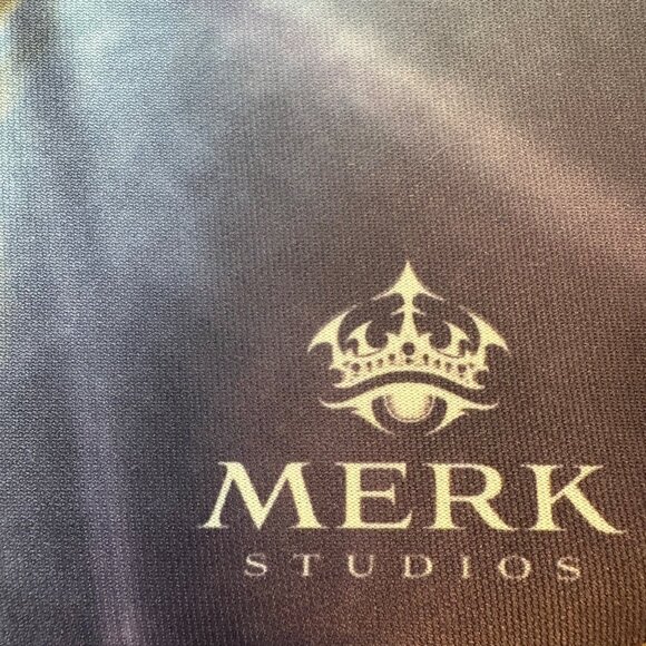 Black Fairy Gaming Desk Mat Pad Demon Design By Merk Studios - 24"x14" Waywatche - Picture 3 of 5